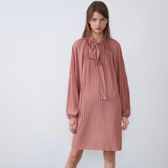 ZARA Pleated Dress - Picture 8 of 8